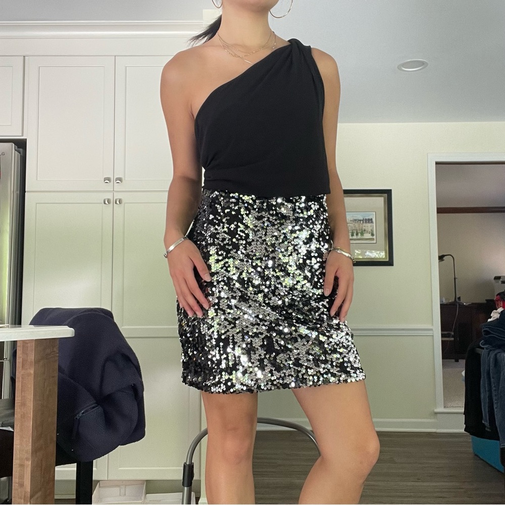 Sequin Going Out Mini Dress